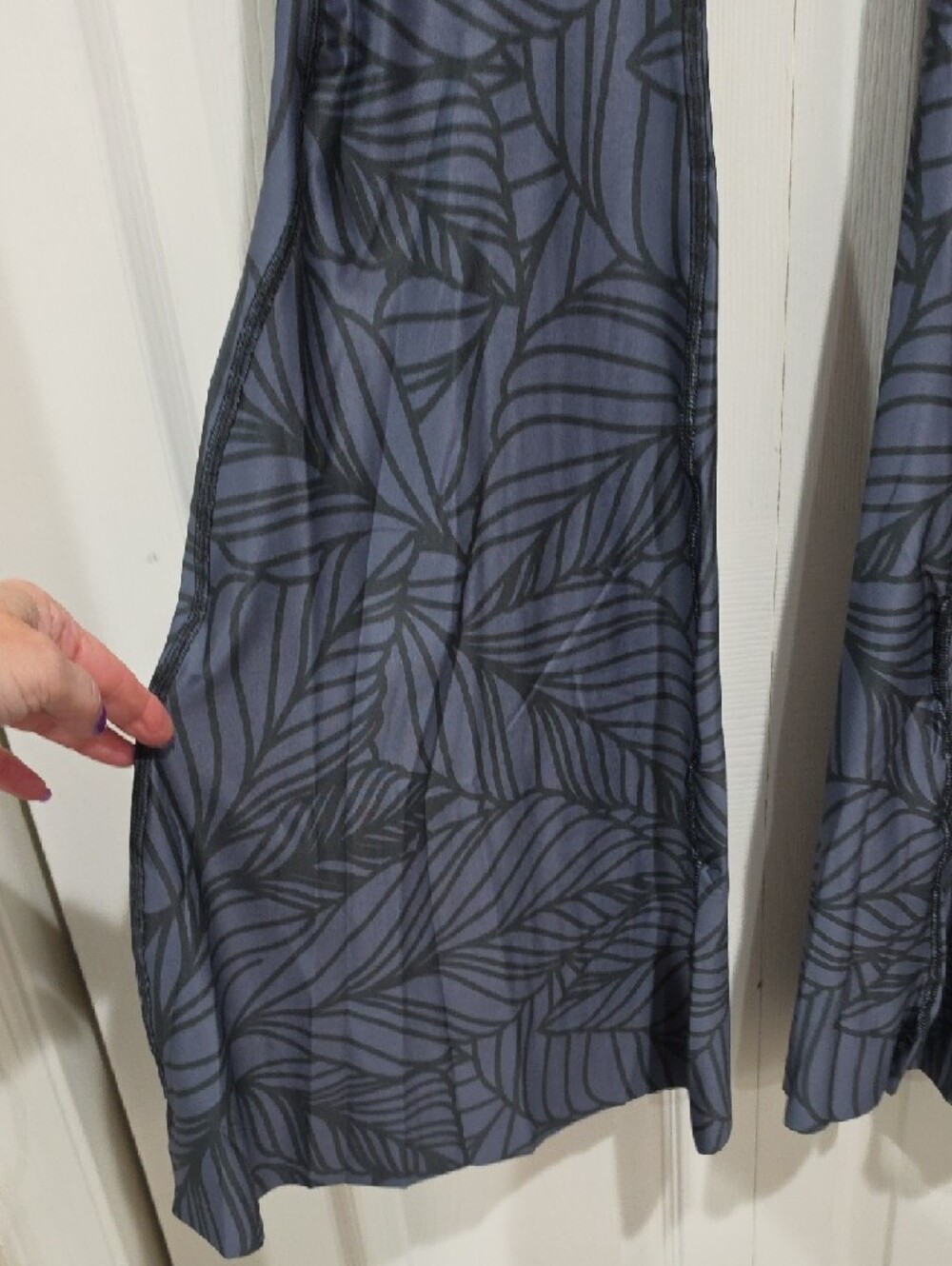 NWT! Yoga Democracy Nocturnal Bell Bottom Pants Size Small - Picture 3 of 10